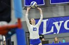 Volleyball vs Emerson  Wheaton College Women's Volleyball vs Emerson College. - Photo by Keith Nordstrom : Wheaton, Volleyball, VB2019